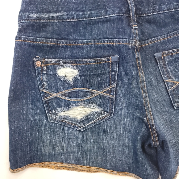 Abercrombie and Fitch Jean Shorts Size 4 - Picture 5 of 8